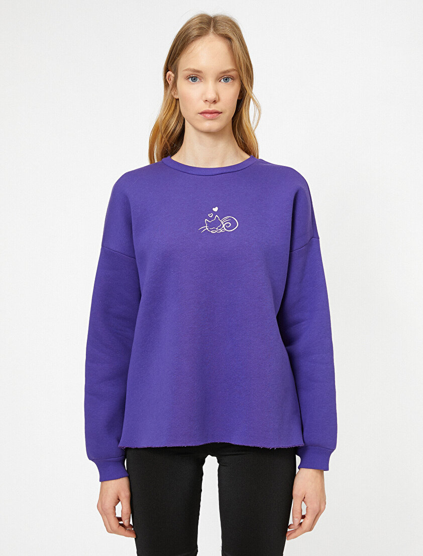 Baskılı Sweatshirt