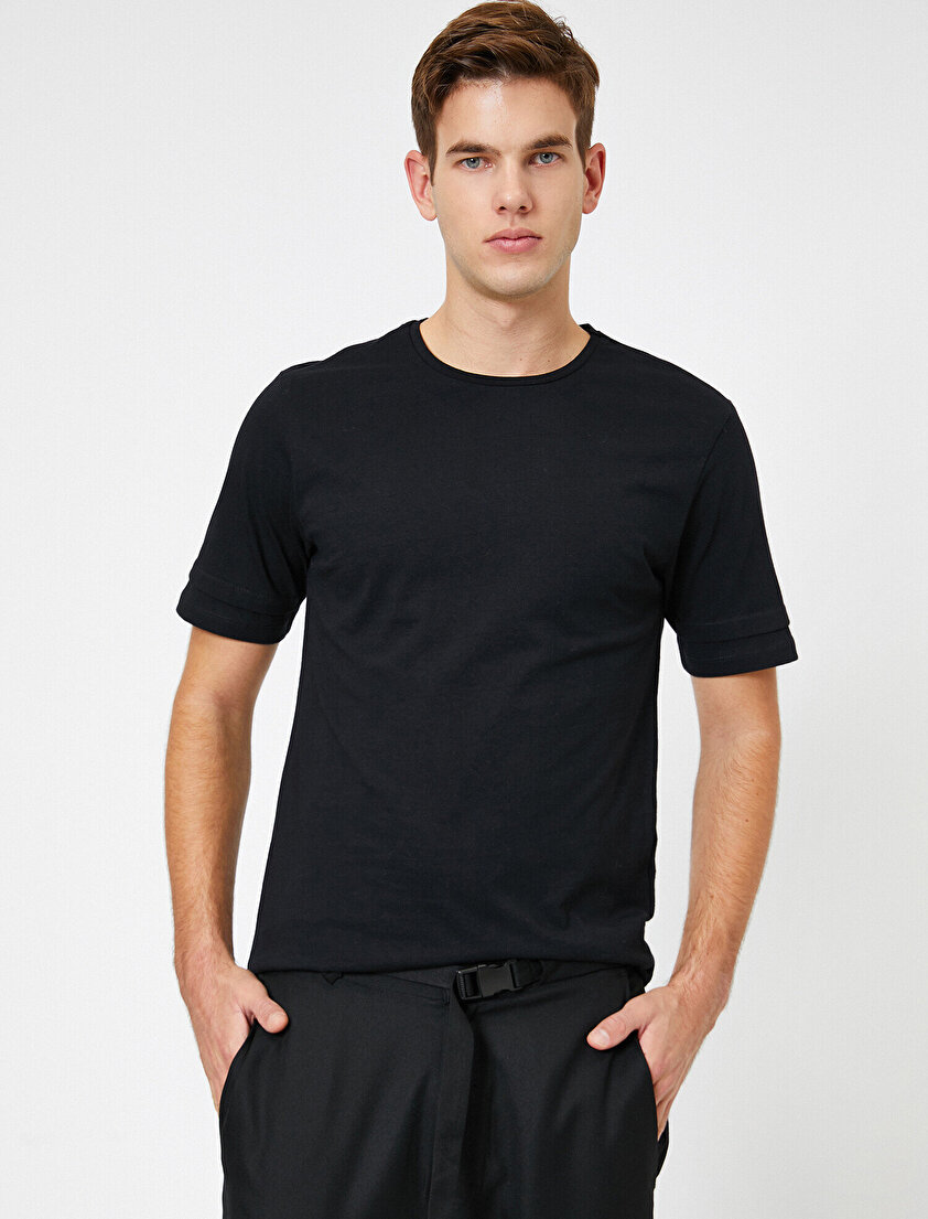 Bisiklet Yaka T-Shirt