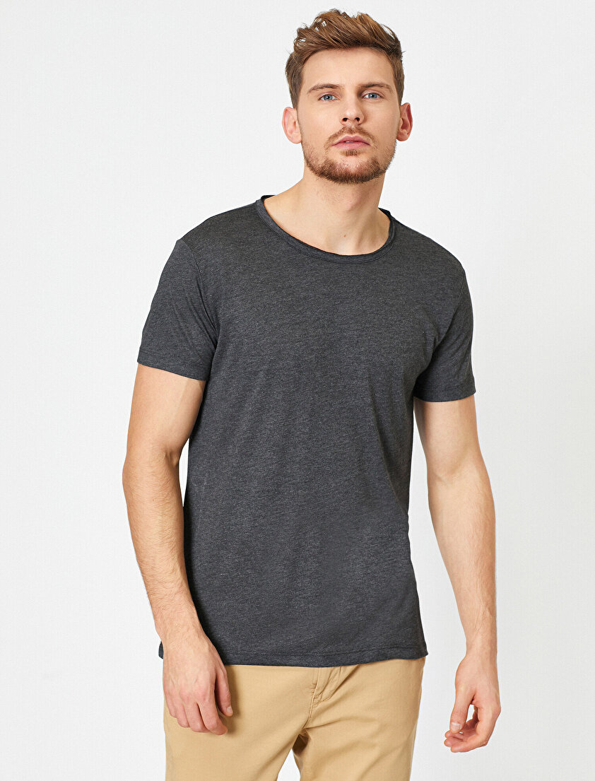 Bisiklet Yaka T-Shirt