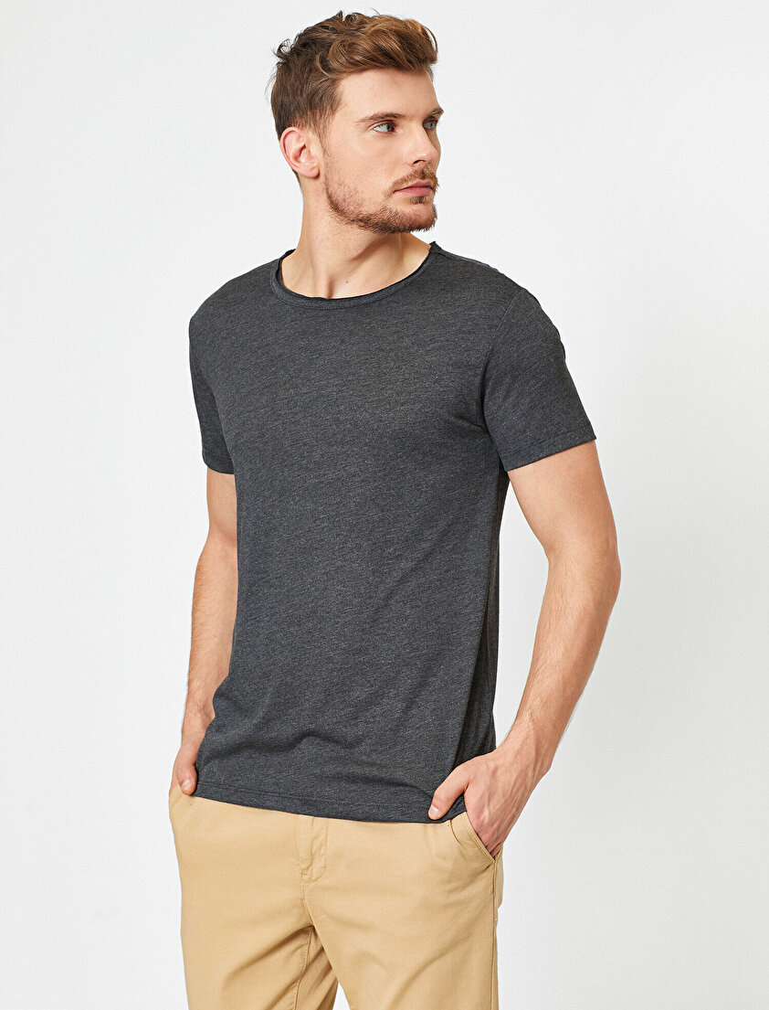 Bisiklet Yaka T-Shirt