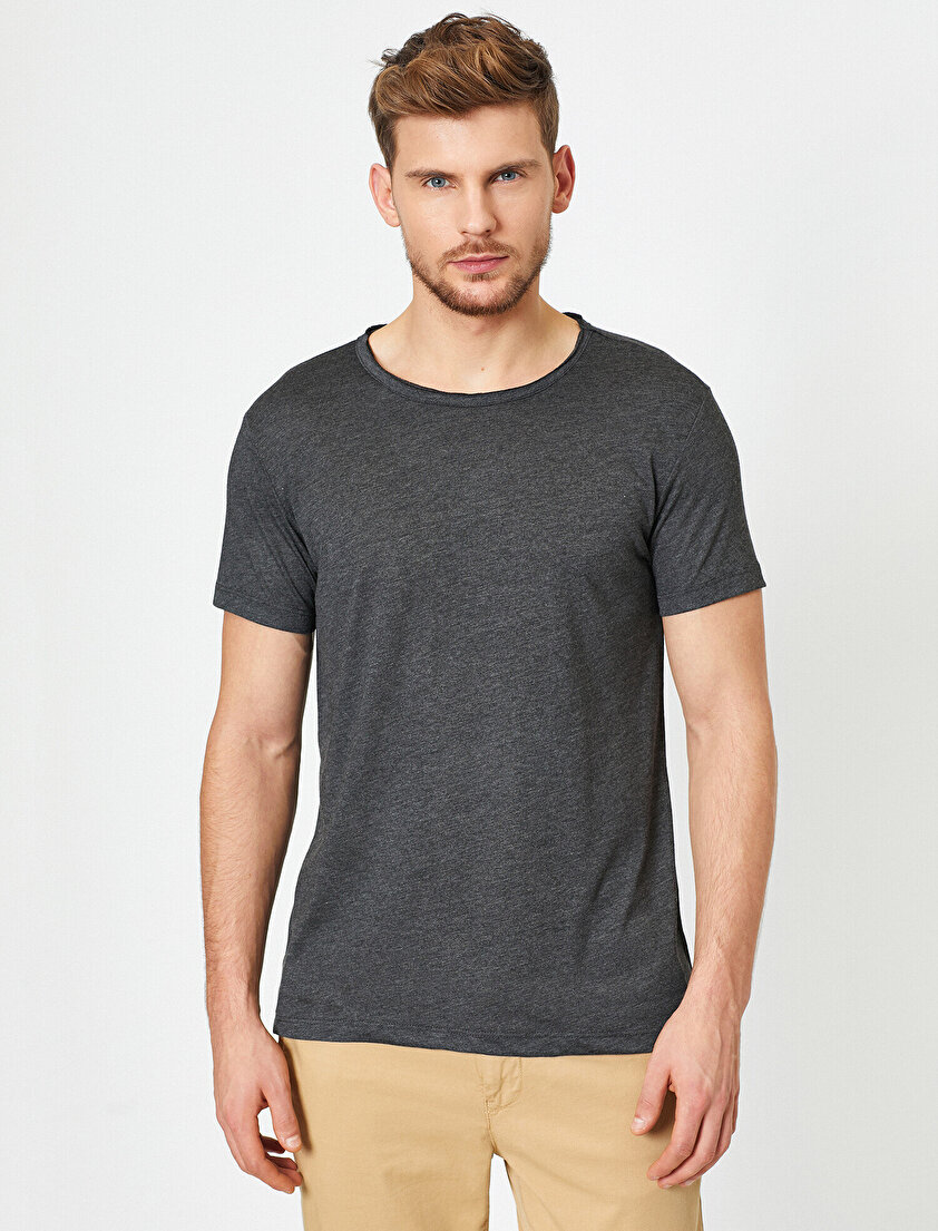 Bisiklet Yaka T-Shirt