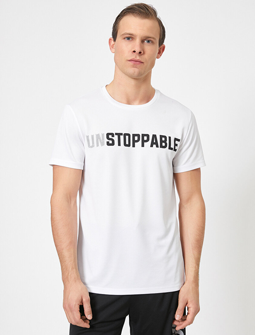 Yazılı Baskılı T-Shirt