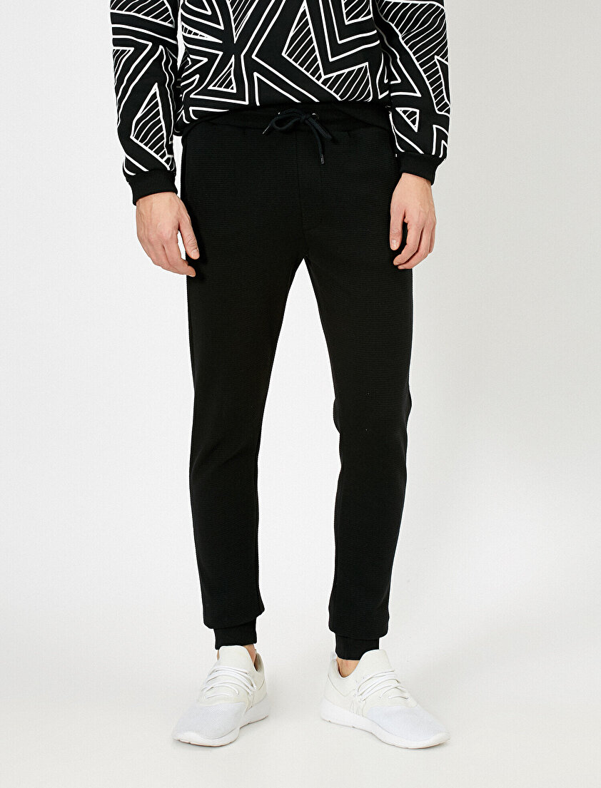 Cepli Lastik Paçalı Eşofman Altı