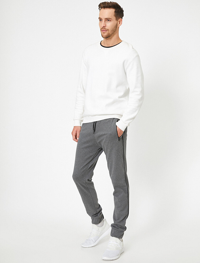 Cep Detaylı Eşofman Altı