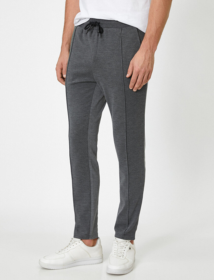 Beli Bağlamalı Cepli Eşofman Altı