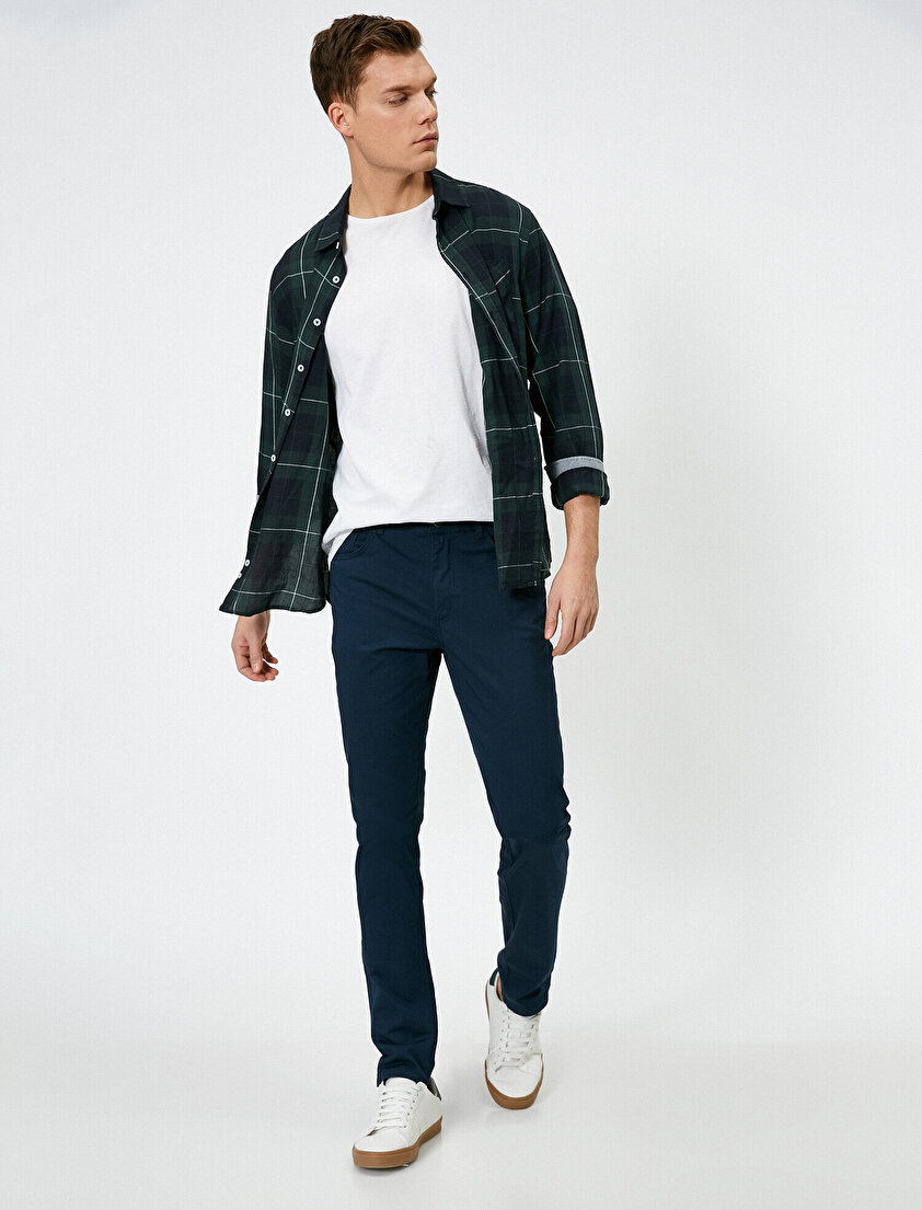 Cep Detaylı Slim Fit Pantolon