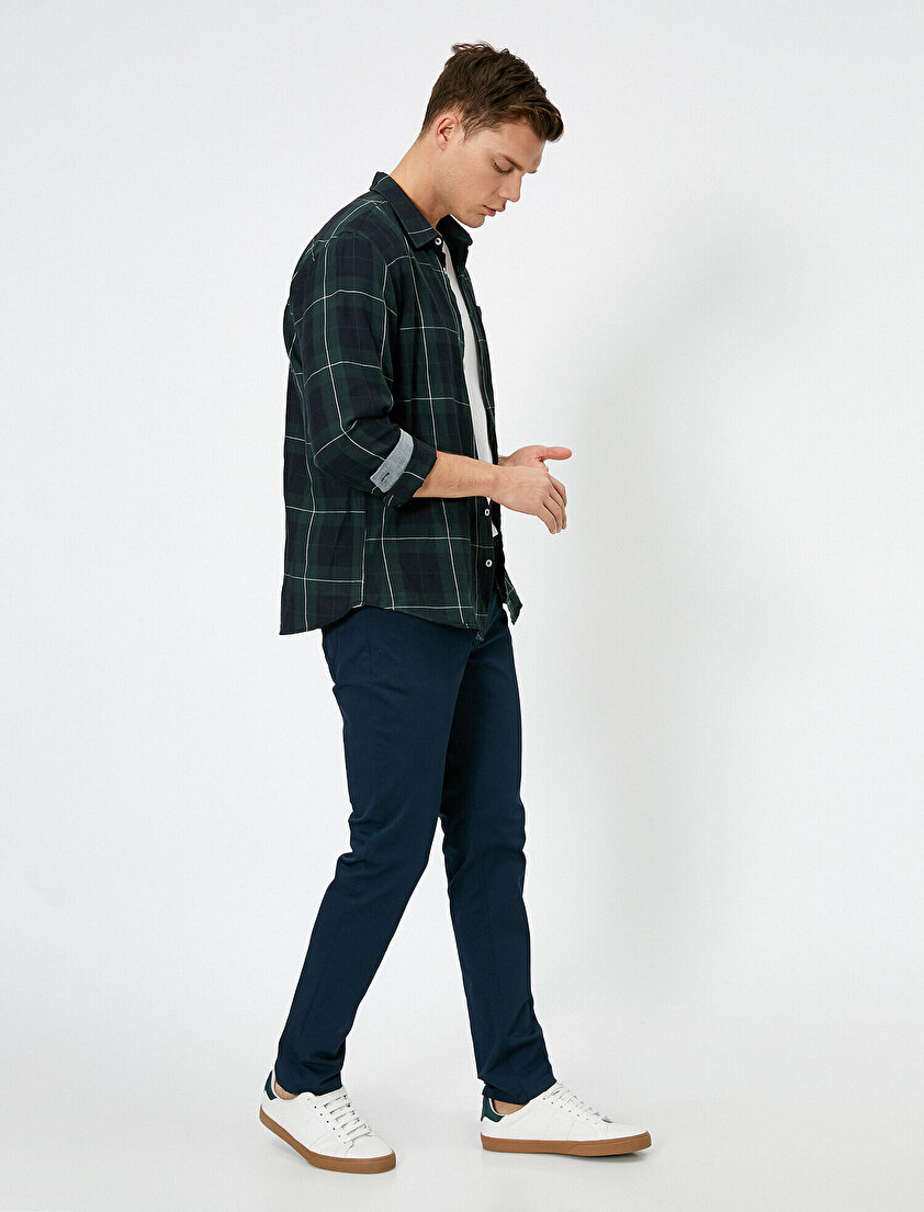 Cep Detaylı Slim Fit Pantolon