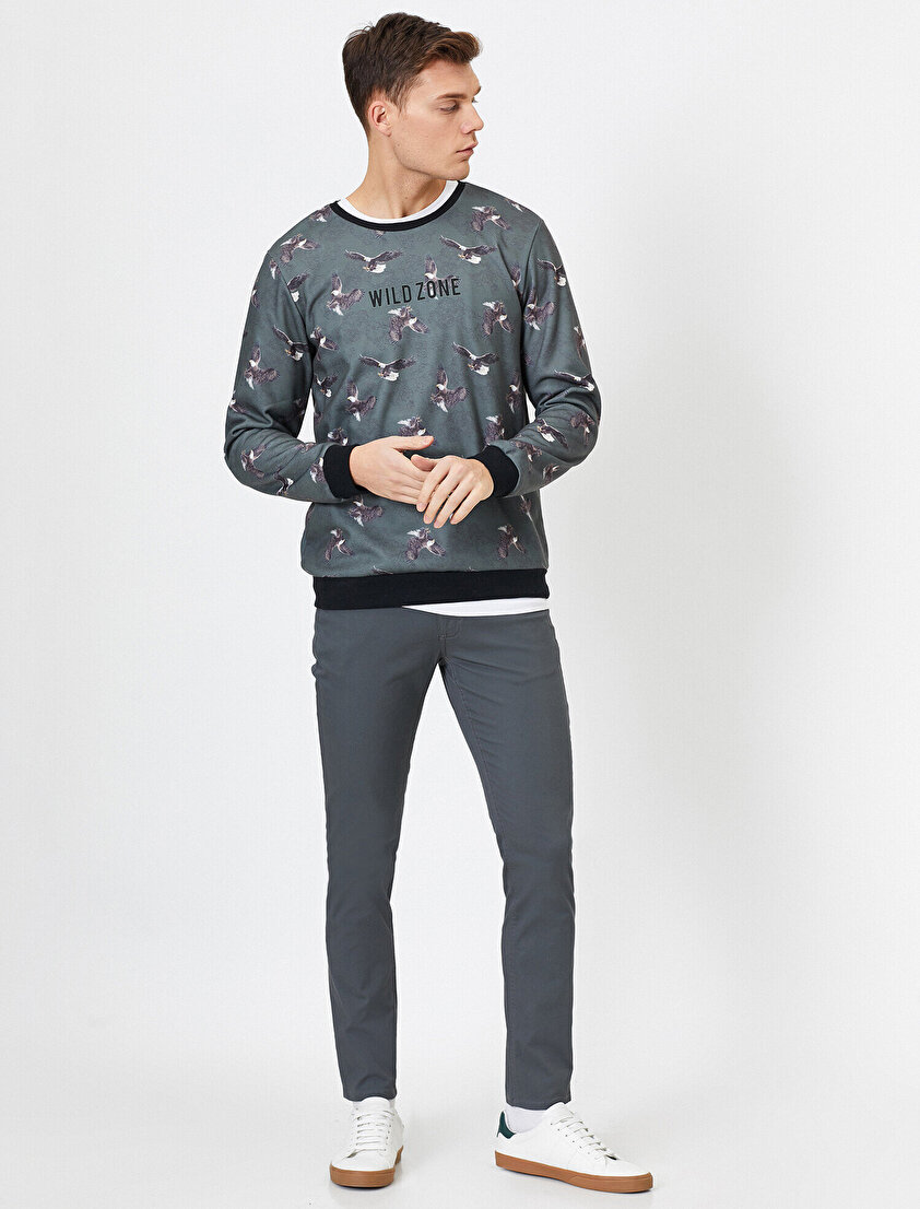 Cep Detaylı Slim Fit Pantolon