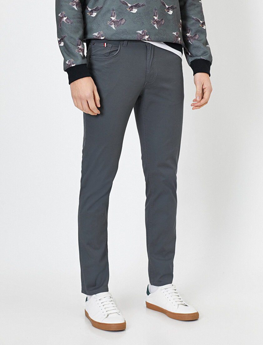 Cep Detaylı Slim Fit Pantolon