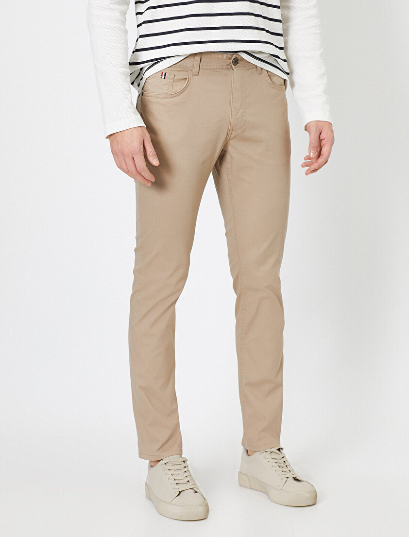 Cep Detaylı Slim Fit Pantolon