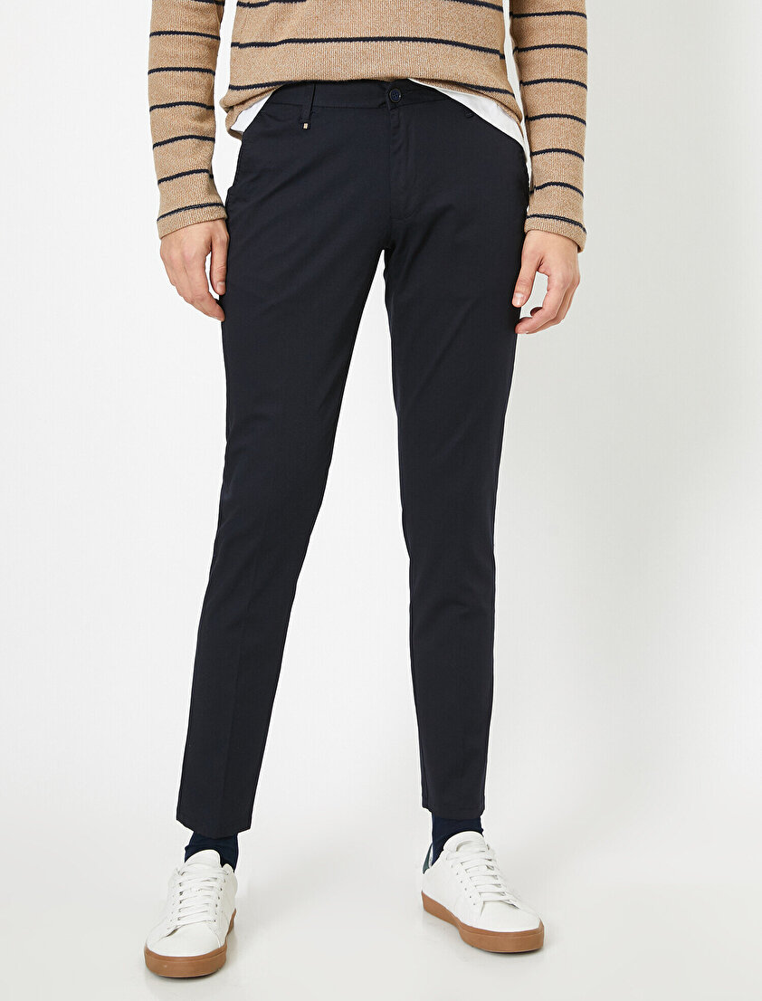 Cep Detaylı Slim Fit Pantolon