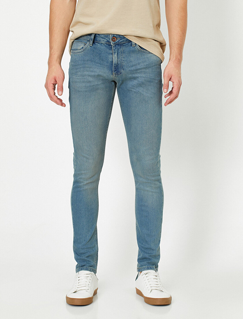 Justın Super Skinny Fit Esnek Kumaş Jean Pantolon