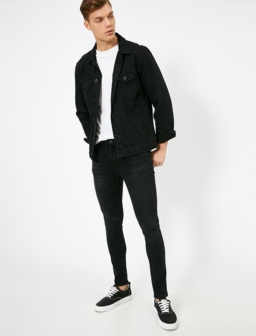 Justın Super Skinny Fit Esnek Kumaş Jean Pantolon