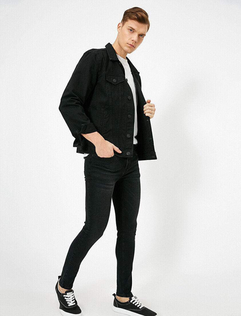 Justın Super Skinny Fit Esnek Kumaş Jean Pantolon