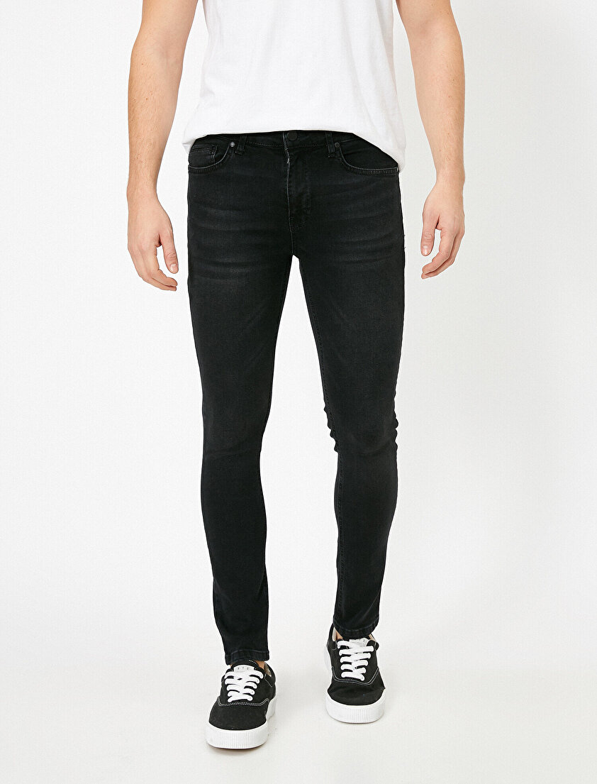 Justın Super Skinny Fit Esnek Kumaş Jean Pantolon