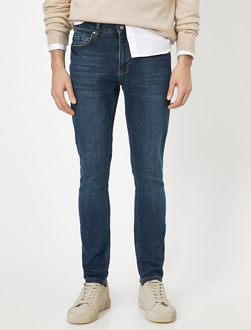 Justın Super Skinny Fit Esnek Kumaş Jean Pantolon