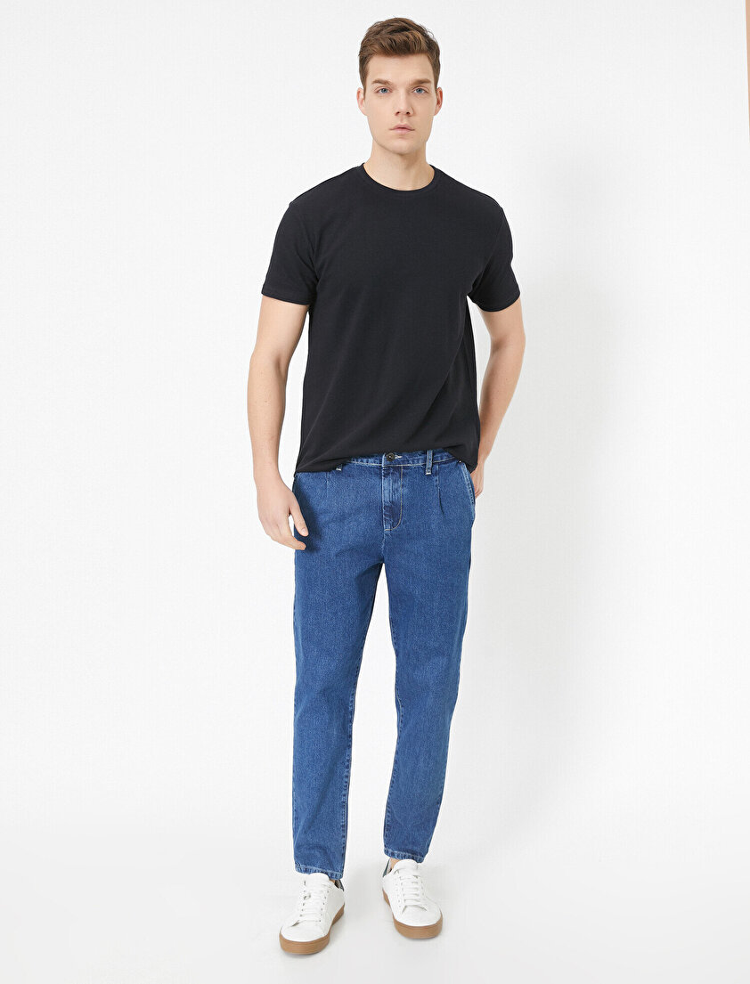 Cep Detaylı Jean Pantolon