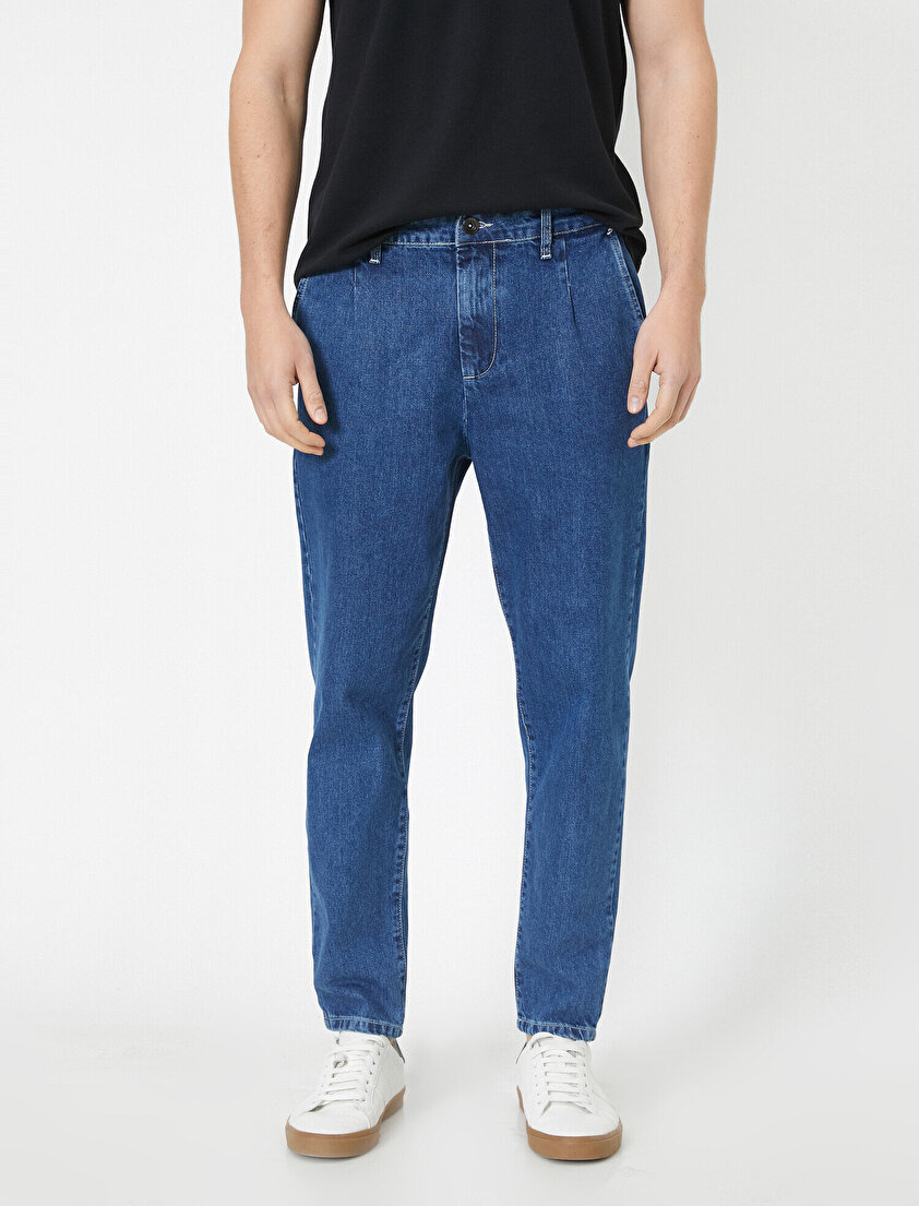 Cep Detaylı Jean Pantolon