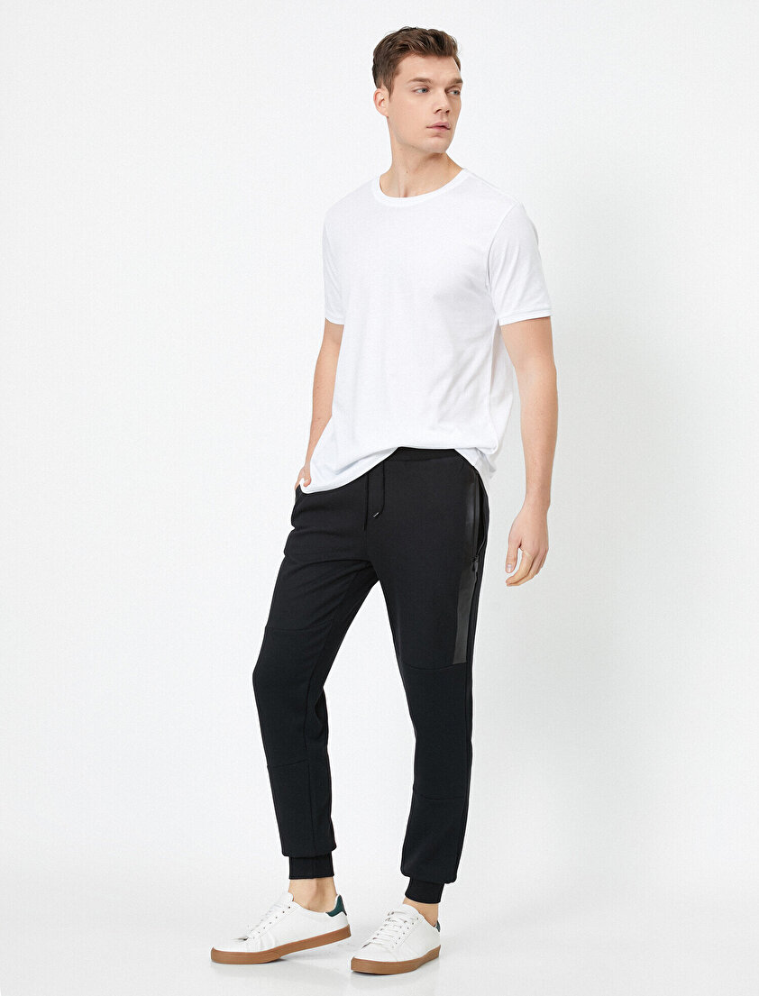 Beli Bağlamalı Cep Detaylı Eşofman Altı