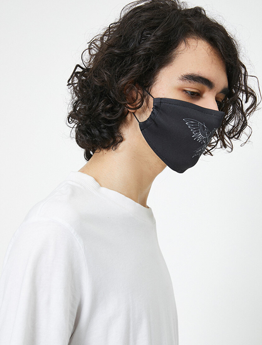 Baskılı Yıkanabilir Maske