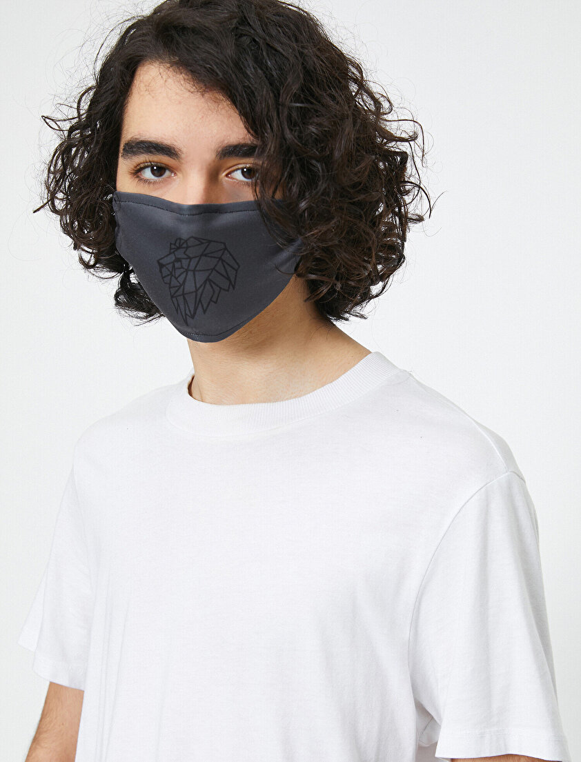 Desenli Yıkanabilir Maske
