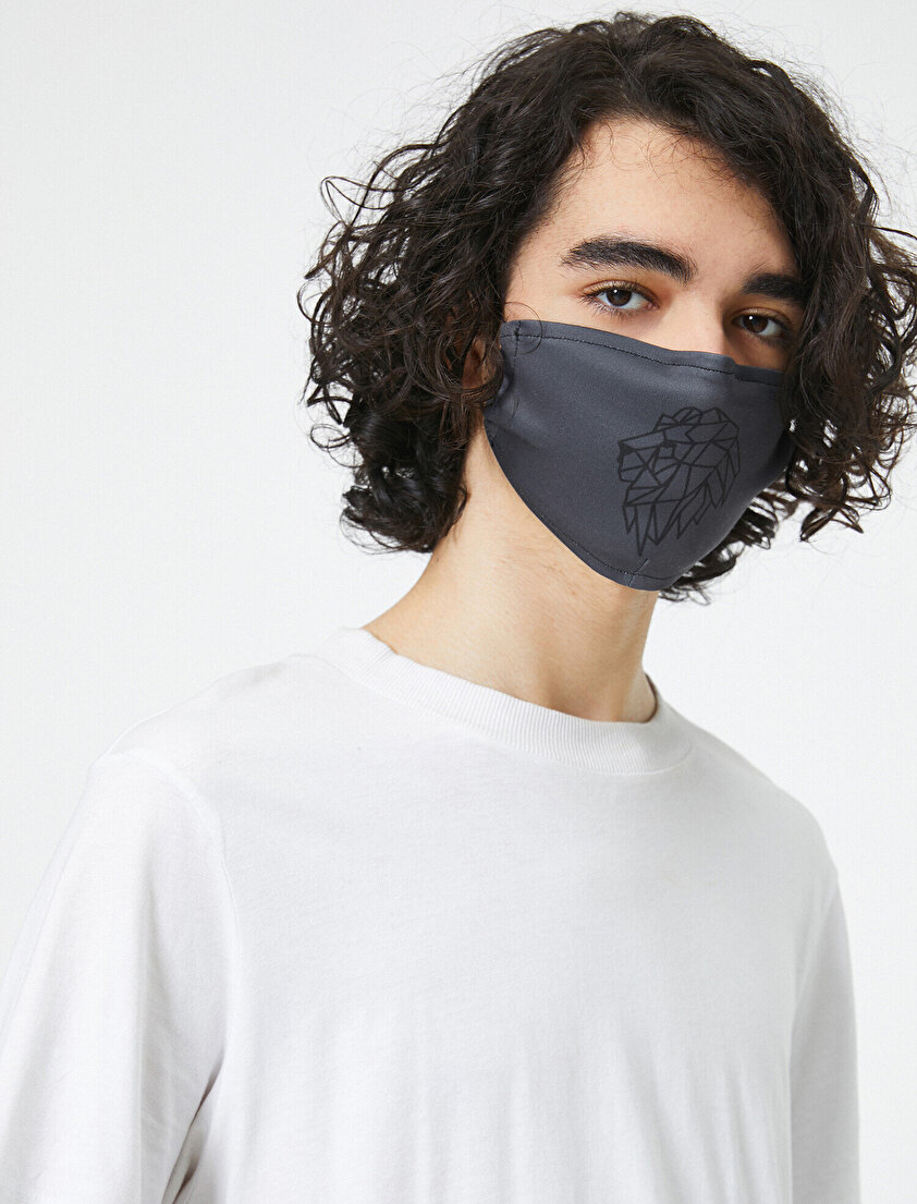 Desenli Yıkanabilir Maske