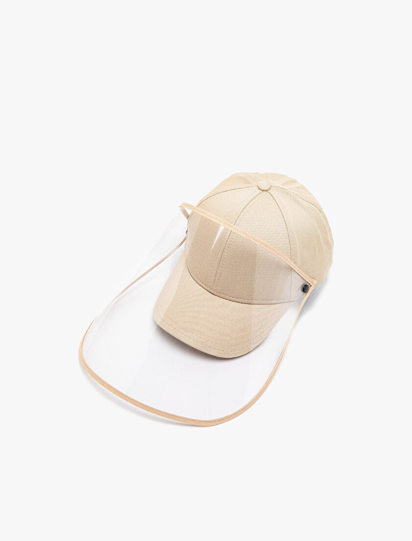 Yüz Koruyucu Siperlikli Şapka