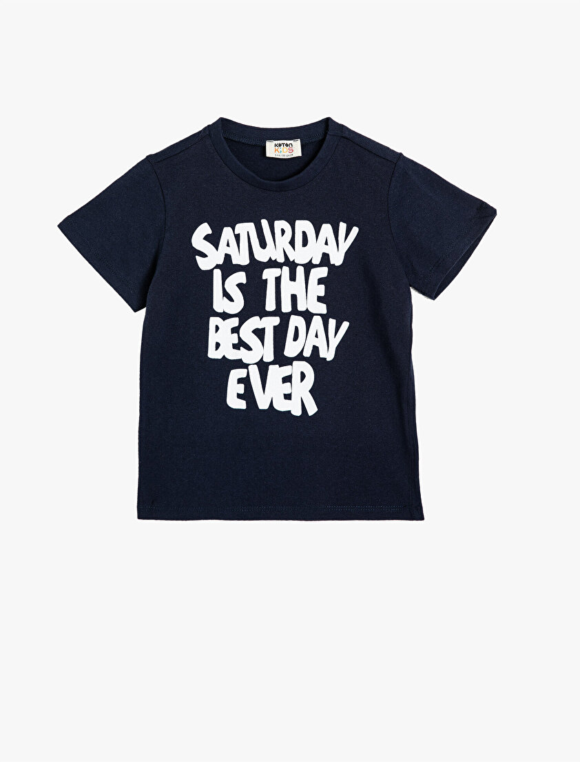 Yazılı Baskılı T-Shirt