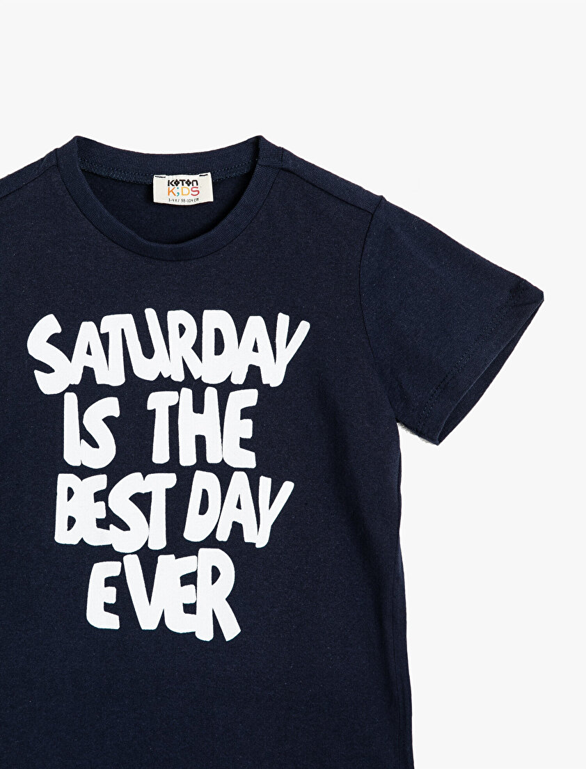 Yazılı Baskılı T-Shirt