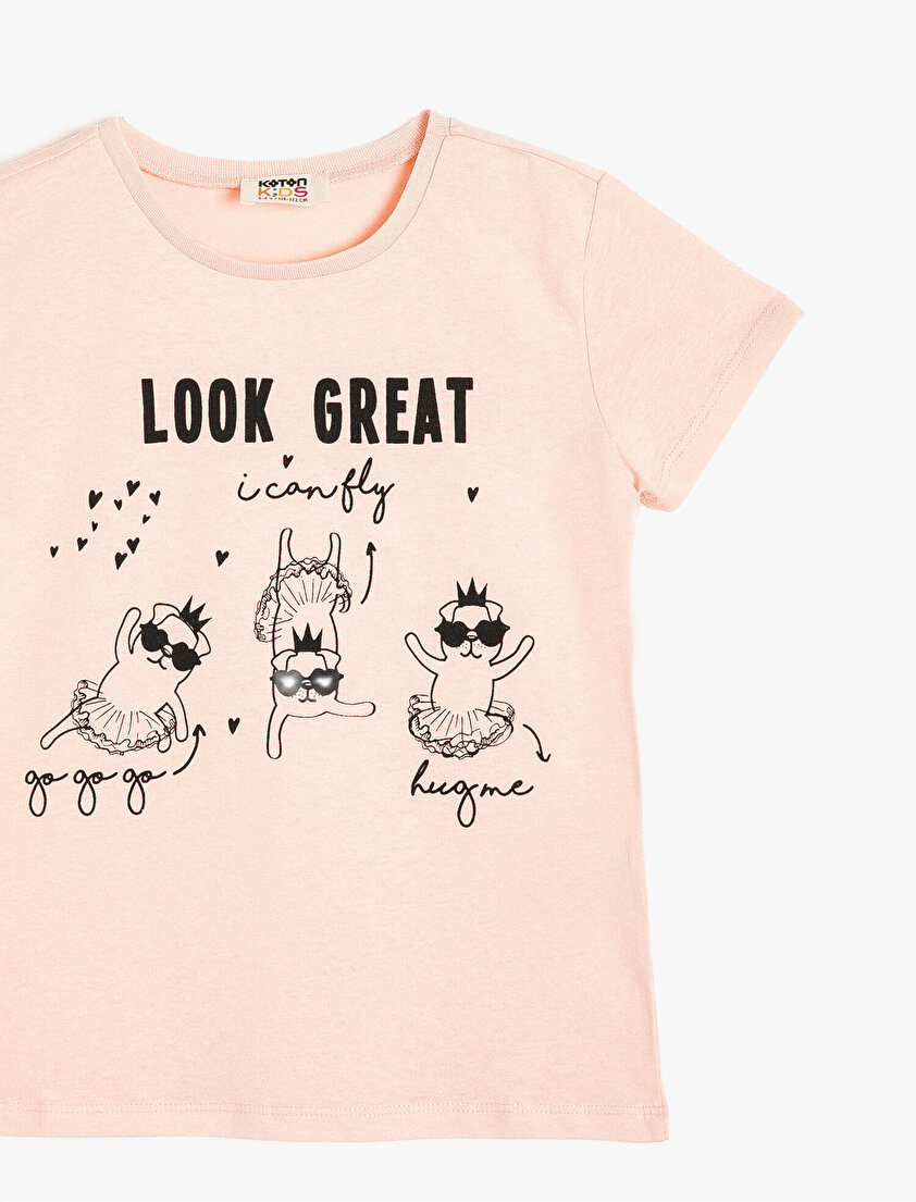 Yazılı Baskılı T-Shirt