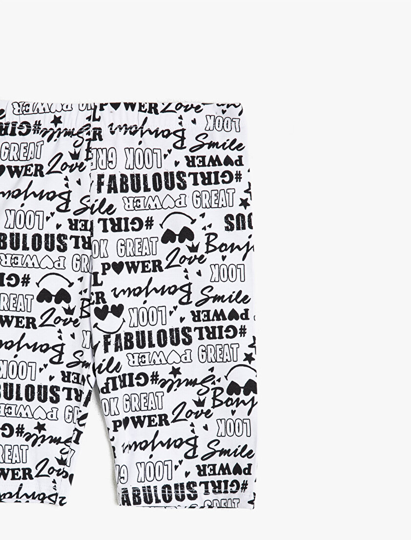 Yazılı Baskılı Tayt