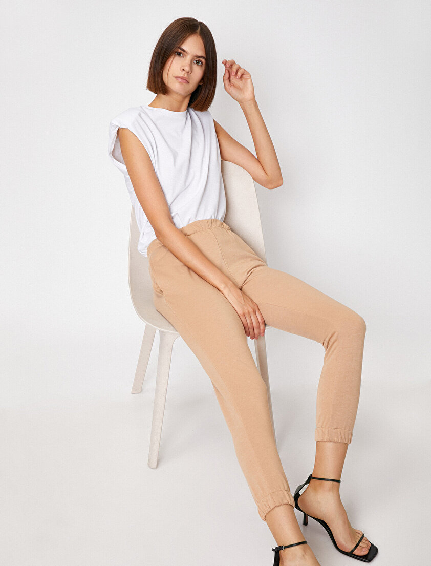 Cepli Bilek Detaylı Eşofman Altı