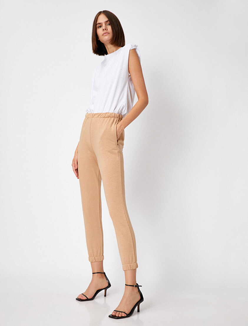 Cepli Bilek Detaylı Eşofman Altı