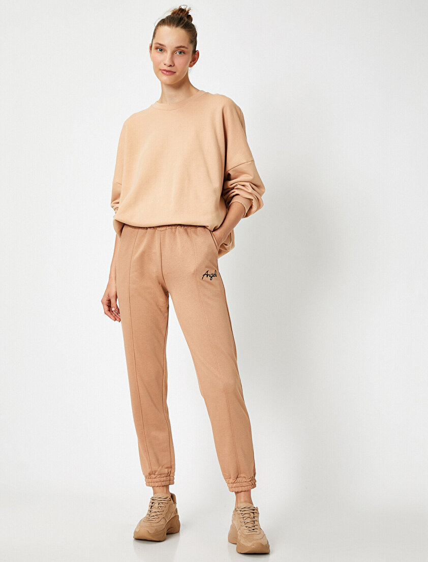 Nakışlı Jogger Eşofman Altı