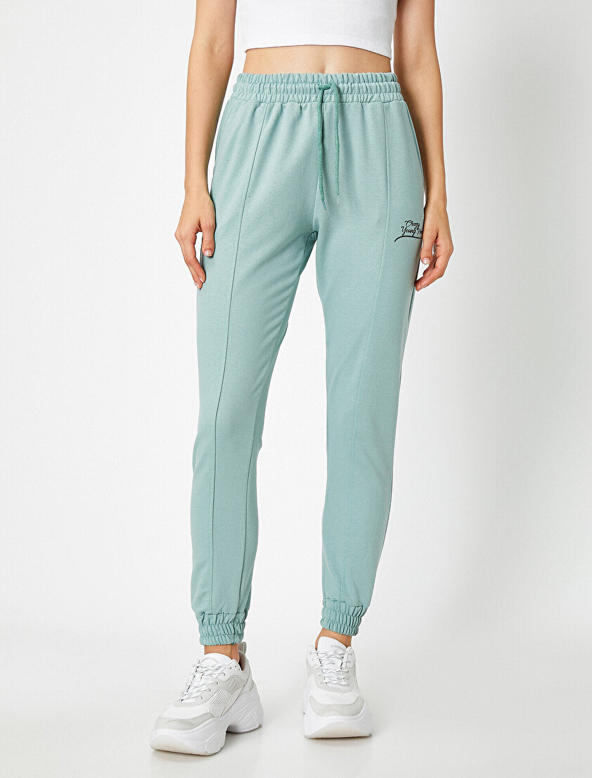 Nakışlı Jogger Eşofman Altı