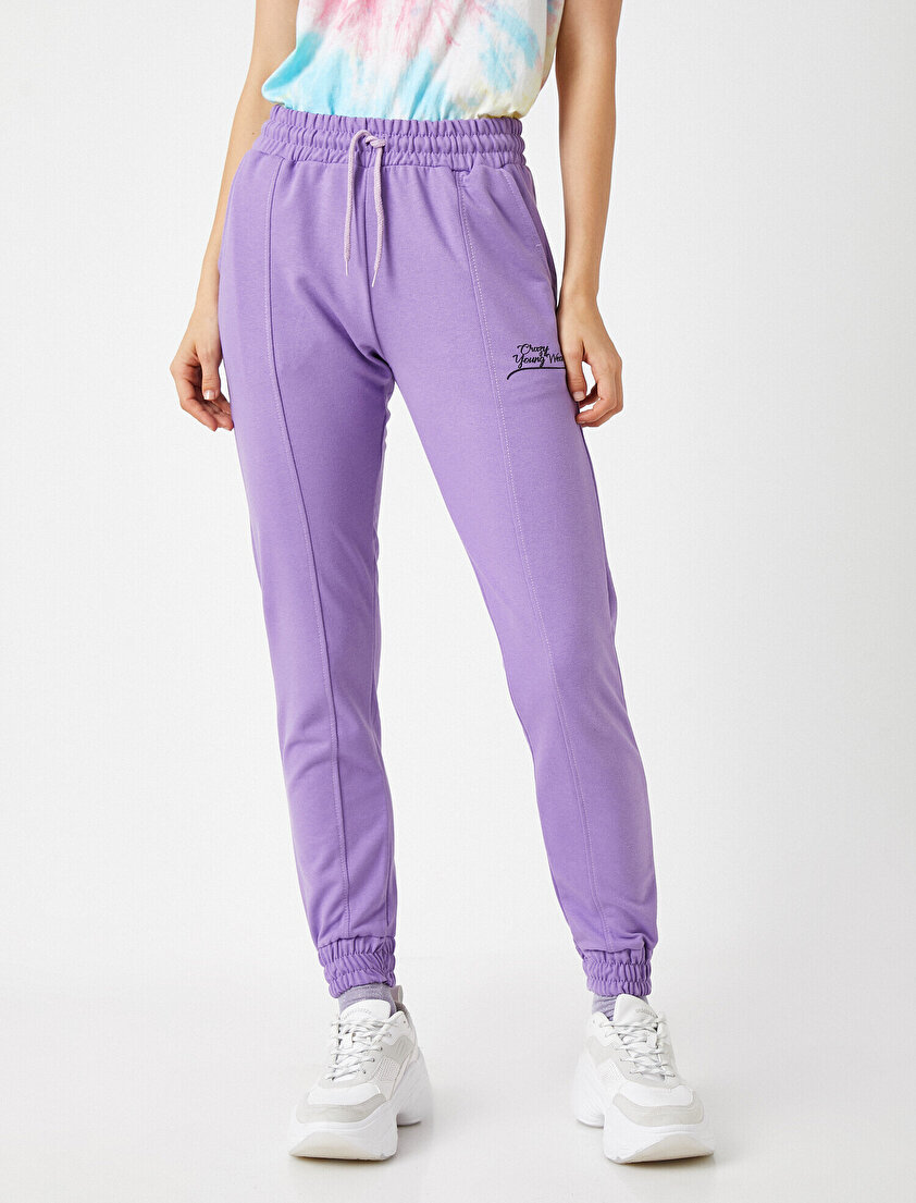 Nakışlı Jogger Eşofman Altı