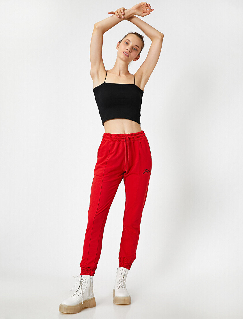 Nakışlı Jogger Eşofman Altı