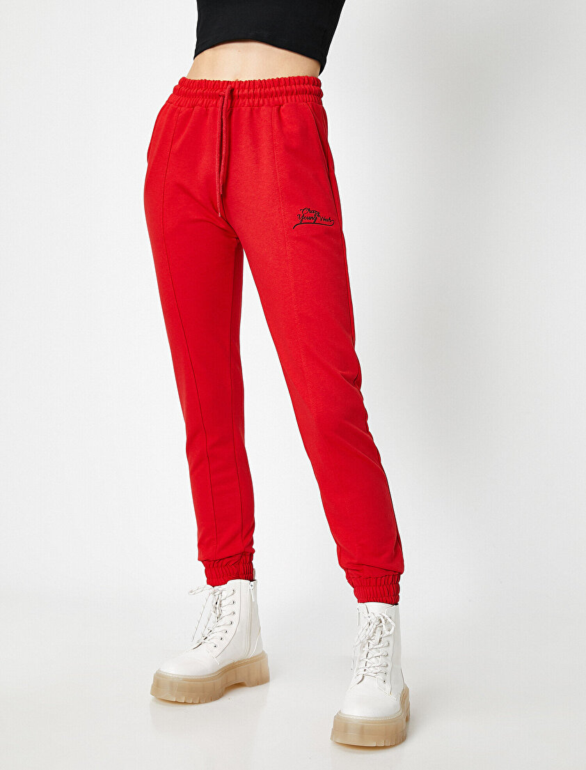 Nakışlı Jogger Eşofman Altı