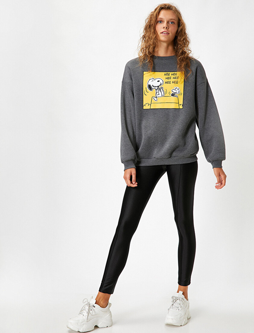 Parlak Disco Örme Tayt