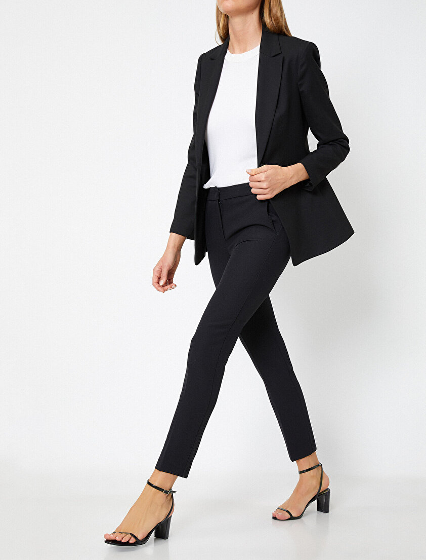 Düz Renk Cigarette Pantolon