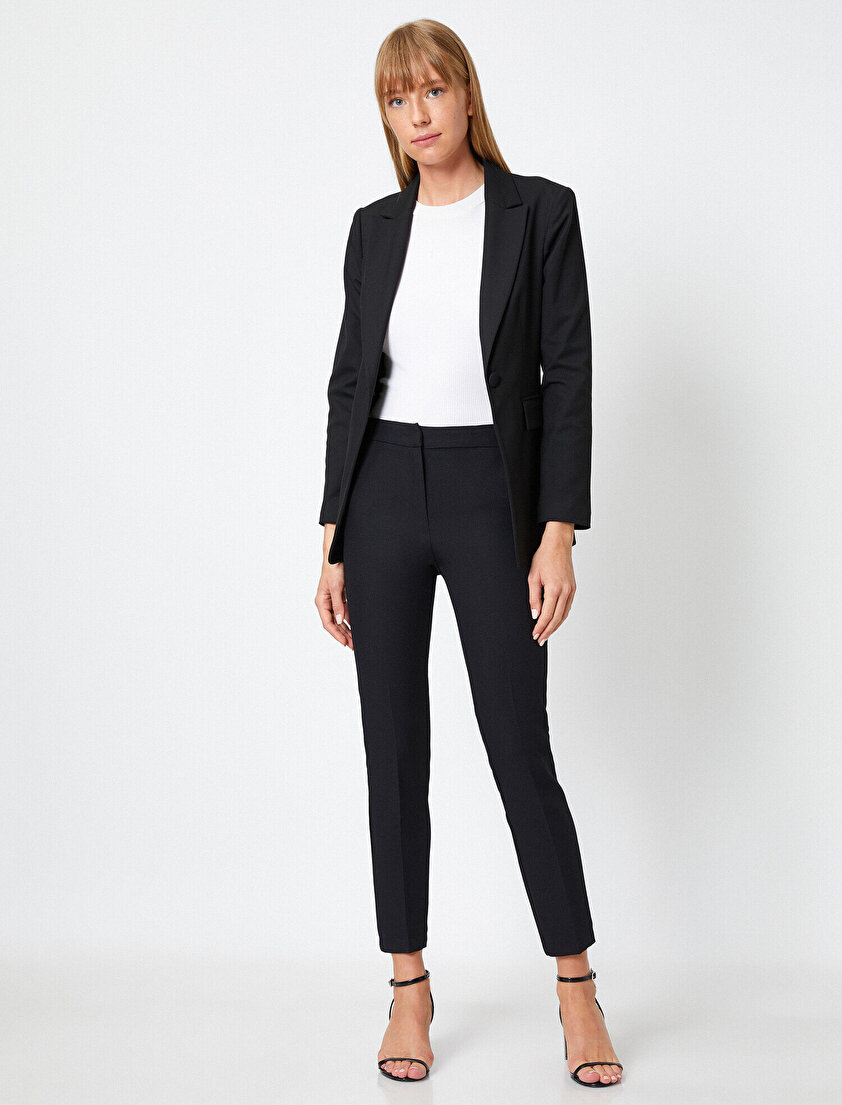 Düz Renk Cigarette Pantolon