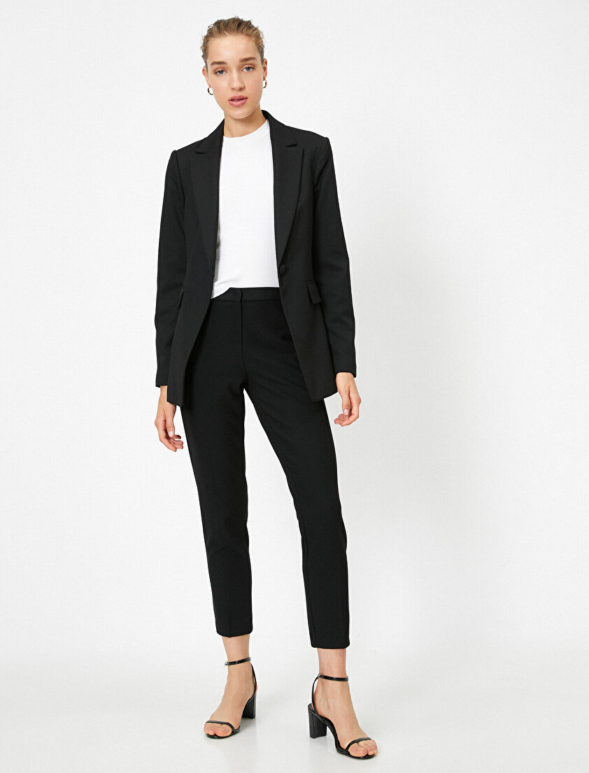 Düz Renk Carrot Pantolon