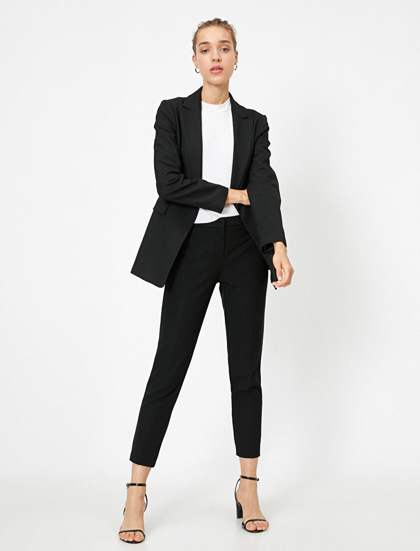 Düz Renk Carrot Pantolon