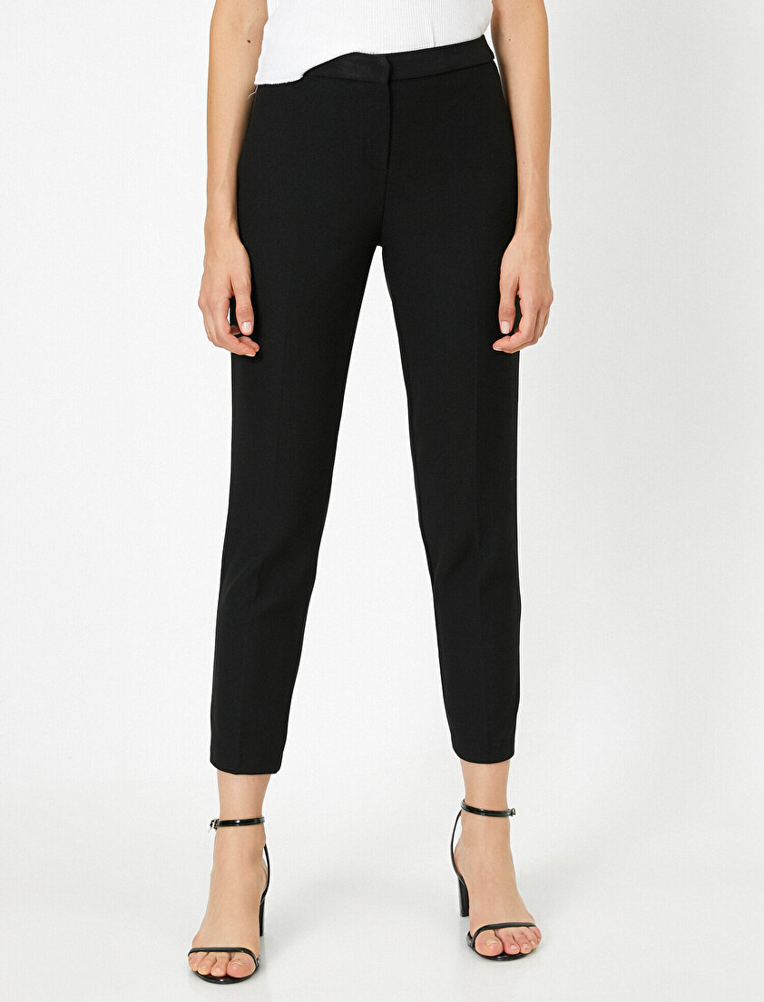 Düz Renk Carrot Pantolon