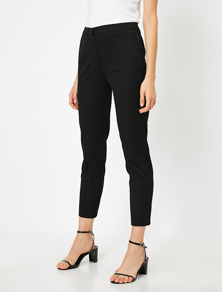 Slim Crop Pantolon