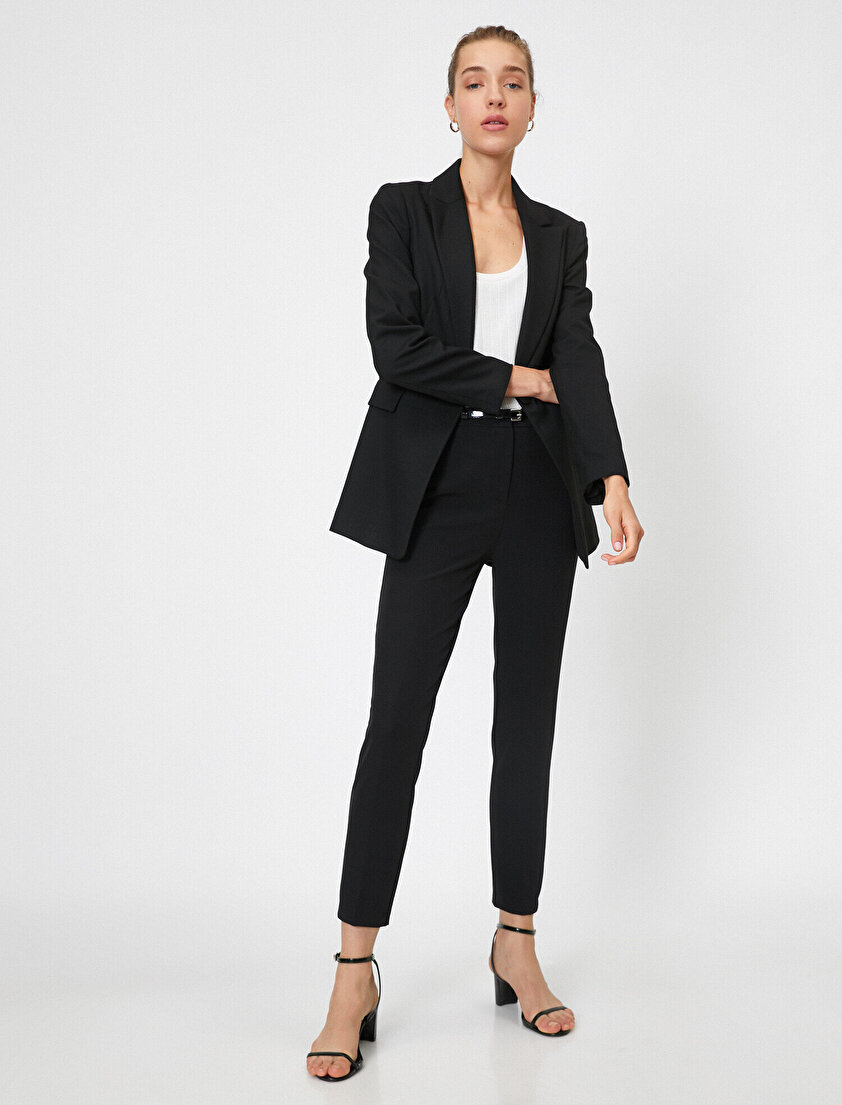 Kemerli Cigarette Pantolon