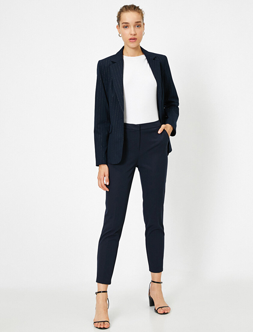 Kısa Paça Cepli Pantolon