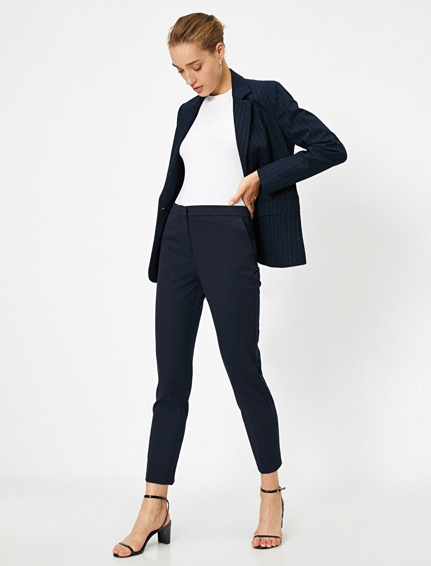 Kısa Paça Cepli Pantolon