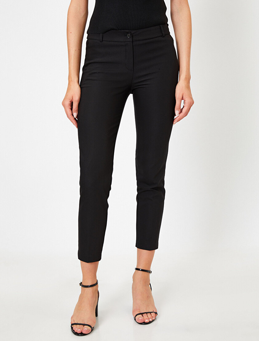 Basic Crop Pantolon