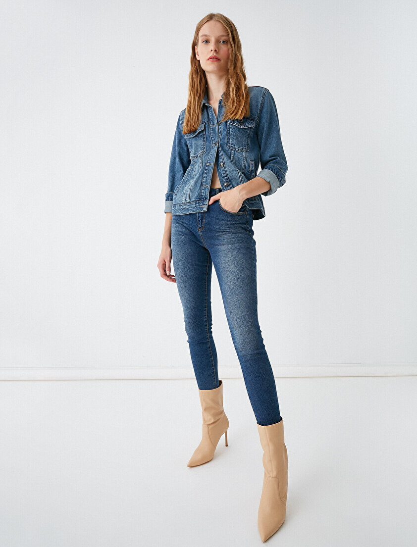 Yüksek Bel Skinny Carmen Jean